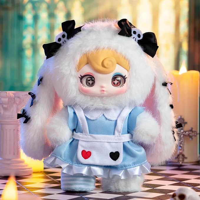 CALEMBOU Plush Blind Box, Kawaii Sunycoco Rebel Sweetheart Series Stuffed Blind Box Doll, Kawaii Mystery Vinyl Plush Toys Collectible for Birthday Gift