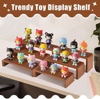 2 Sets, 6 PCS Total, Wood Risers Display Stand, Cupcake Dessert Cake Stand, Wooden Cologne Perfume Stands, Wood Riser for Kitchen Counter, Vendor Booth Display Items, Size: 9.4in, 10.6in, 11.8in (Natural Color)