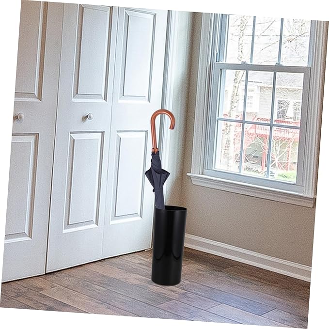 Round Umbrella Stand Rack 13.76 Inch Tall Umbrella Holder for Entryway Freestanding Canes Holder for Home and Office