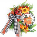 Ochine Fall Harvest Swag - Artificial Teardrop Decorative Wreath for Thanksgiving, Autumn, Halloween