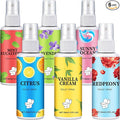 6 Pack Toilet Spray, 6-Scent Bathroom Spray, Freshener Deodorizer for Home, Bathroom Odor Eliminator with Essential Oil, Up to 400 Uses, Travel Essentials Portable Air Freshener (Each 1.01Fl Oz)