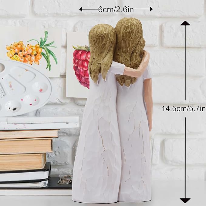Mom Birthday Gifts from Daughter, Birthday Gift for Mom from Daughter, Valentines Day Gifts for Moms, Sculpted Hand-Painted Figurine
