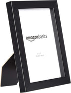 Amazon Basics Rectangular Photo Picture Frame, 5" x 7", Pack of 2, Black