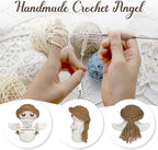 Retirement Gift for Woman 2026- Happy Retirement Angel Crochet - Funny Retirement Gifts for Women Men Teacher Nurse Principal Friend Coworker, Farewell Party Retired Gifts