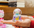Sanrio Hello Kitty and Friends Mini Light-Up Snow Globe with Swirling Glitter Display | 3 Inches Tall