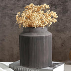 Farmhouse Vase for Home Decor, Vintage Rustic Terracotta Flower Vase Suitable for Home Decor, Living Room, Shelf, Dining Table. Large 7.2 * 9 in