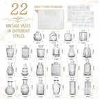 Mini Bud Vases Centerpieces for Tables,Clear Bud Vases for Flowers,Small Flower Vases Suitable for Birthday Party,Anniversary,Wedding Reception,Baby Shower (Clear, 22PCS)