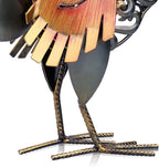 Too-arts Metal Sculpture Carved Iron Rooster Home Furnishing Artwork Craft Gifts