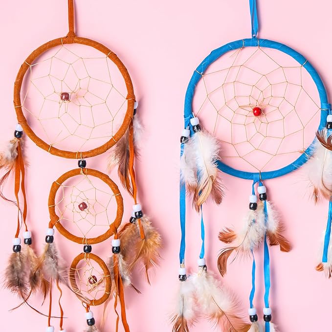 Patelai 20 Pcs Metal Rings for Crafts Dream Catcher Rings, Macrame Hoops for DIY, 5 Sizes Metal Floral Hoop for Floral Macrame Wall Hanging Dream Catcher and Crafts (Silver)