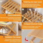 Vertical Shoe Rack Small Narrow Shoe Racks 4-Tier Folding Shoe Storage Rack No Installation Shoes Organizer Shelf Standing Storage Shoe Rack for Entryway Hallway Corridor Room Corner Storage