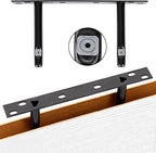 Fixwal White Shelves, 15.7in Floating Shelves, Farmhouse Shelf Wall Decor for Bathroom, Bedroom, Living and Kitchen Set of 6