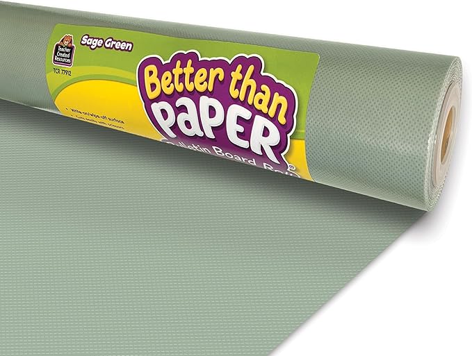 Teacher Created Resources Sage Green Better Than Paper® Bulletin Board Roll (TCR77912)