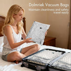 Travel Vacuum Storage Bags with USB Electric Pump, 9 Pack Compression Seal Bags for Luggage and Suitcase, Space Saver for Clothes and Clothing