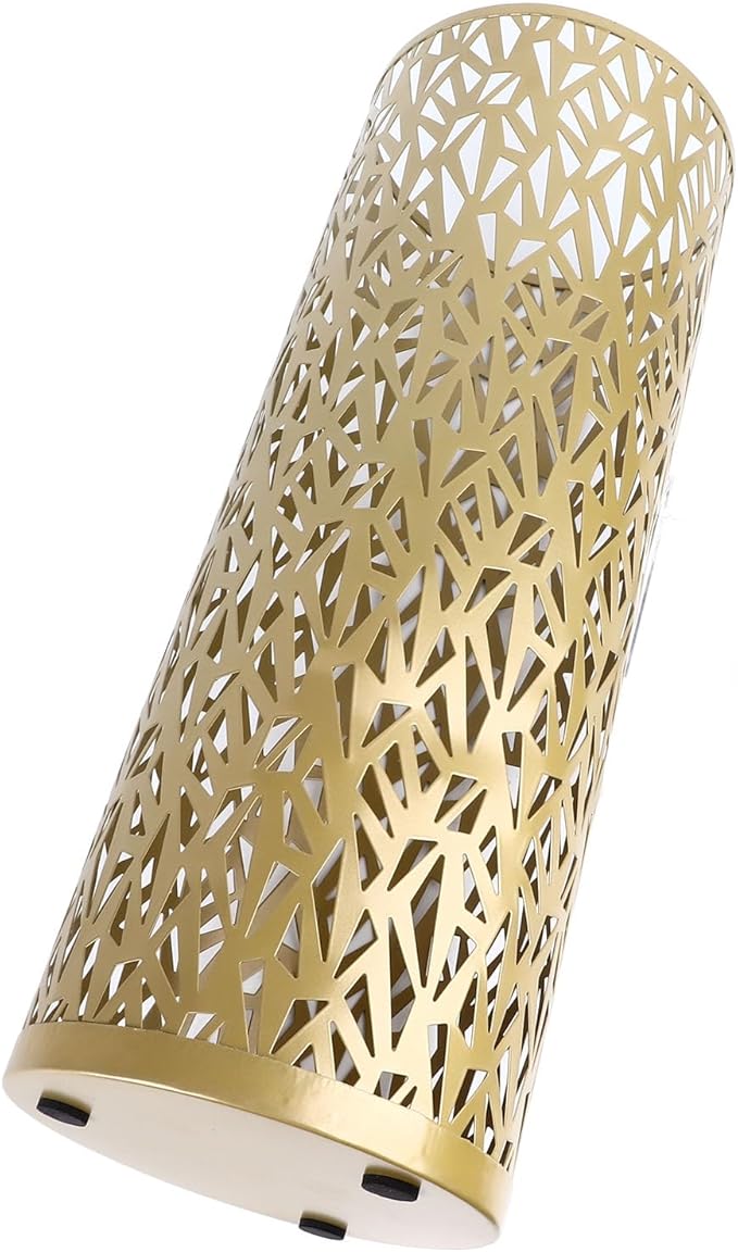 Semme Round Metal Umbrella Holder, and Watertight, Modern Design, Stable for Entryway, Office, Home Use (L)