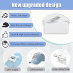 Baseball Hat Holder for Wall (White-20)