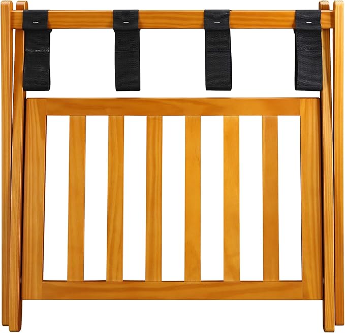 Casual Home Luggage Rack, Honey Oak