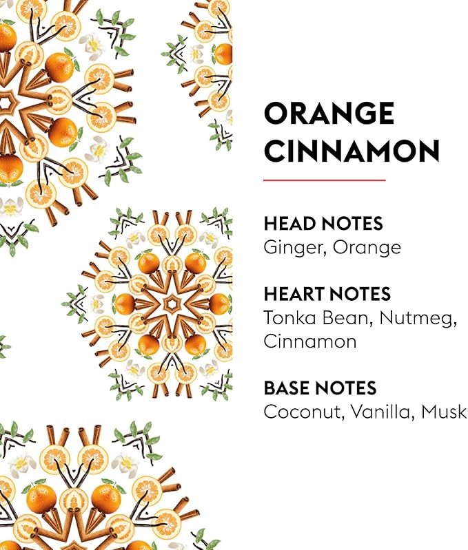 MAISON BERGER 200ml/6.76 fl. oz. Orange Cinnamon Reed Diffuser Refill, Clear