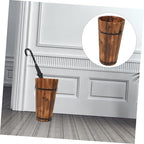 Cabilock Wooden Umbrella Stand for Entryway Rain Umbrella Storage Bucket Basket Outdoor Storage Rack for