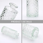 Brajttt Glass Bud Vases in Bulk, Bud Vase Set of 25,Small Vases for Mini Flower Vase Set, Cute Vintage Glass Vases Set for Flower,Wedding,Home,Centerpiece Table Decorations