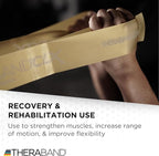 THERABAND CLX Resistance Band with Loops, 5-Foot Non-Latex Exercise Band for Mobility, Rehab, Stretching & Home Workouts, Color-Coded Resistance Levels