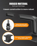Hat Rack for Hat Storage (8-Pack), Multi-Purpose Hat Organizer, Strong Adhesive Hat Hooks for Wall Hat Organizer for Baseball Caps, Two Mounting Options Hat Hook, Black