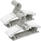 Adjustable Clothes Hangers for Baby Nursery,20-Pack Ultra-Thin Non-Slip Clothes & Pant Hangers for Newborn,Infant,Toddler & Kids,Grey