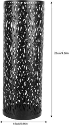 ZJchao Umbrella Stand, Umbrella Holder for Entryway Metal Freestanding Round Umbrella Rack Organizer for Bin Hotel Office Decor Entryway Storage Holder (Small)