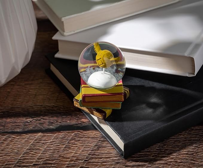 Harry Potter Golden Snitch Mini Snow Globe with Swirling White Flakes | Collectible Keepsake Display | 3 Inches Tall