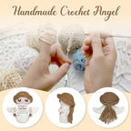 Teacher Appreciation Gifts,Teachers Gifts - Handmade Positive Angel Crochet - Birthday Gift, Going Away, Retirement Gift for Teacher