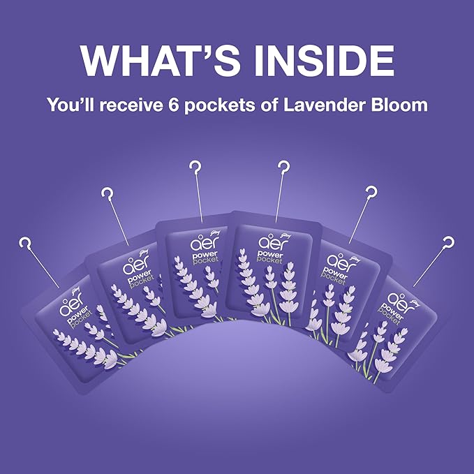 Aer Power Pocket Lavender Bloom 10GR EXP (6pk)