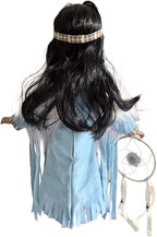 KINNEX COLLECTIONS SINCE 1997 16" Collectible Native American Indian Porcelain Doll (AQUENE) D16758
