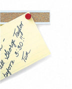 Quartet Bulletin Bar Pin Strip Cork Board 48" x 1", For Classroom, Office, Cubicle, Aluminum Frame (Z2006)