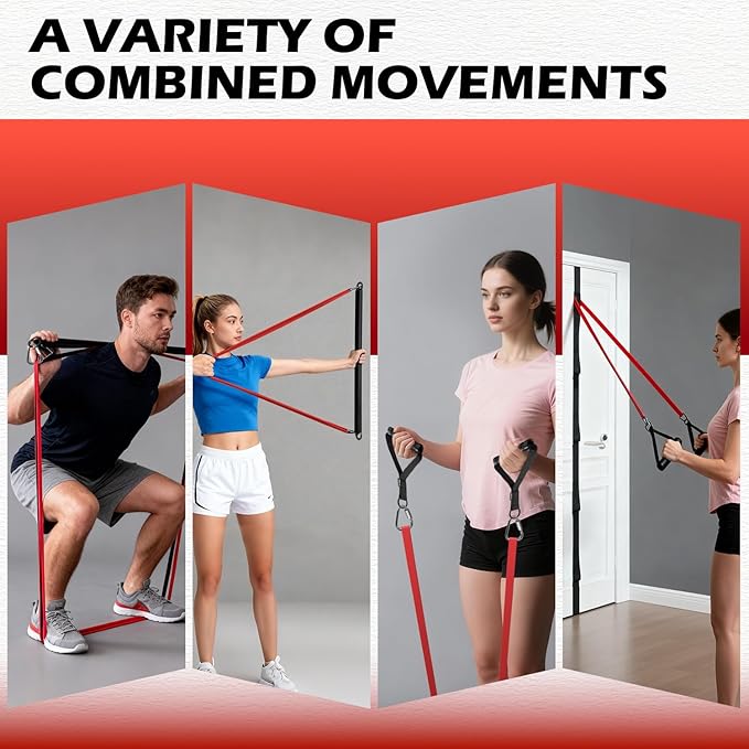 VEICK Resistance Bands for Working Out, Exercise Bands, Workout Bands, Pull Up Assistance Bands, Long Heavy Stretch Bands Set for Men Women, Power Weight Gym at Home Fitness Equipment