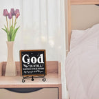 Home Decor, Farmhouse Shelf Decor For Living Room, Boho Aesthetic Table Decorations, Christian Gifts For Women Men, Entryway Tv Stand Fireplace Mantle Coffee Table Decoration (story-02)