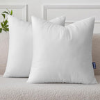 MIULEE Set of 2 Throw Pillow Inserts 26x26 Inches, Non-Woven Decorative Pillow Inserts for Living Room