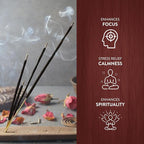 HEM Sandalwood Incense Sticks – 120 Count (Pack of 6 Boxes) – Classic Sandalwood Aroma Incense for Meditation, Yoga & Home Fragrance