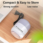 Electric Air Pump for Vacuum Storage Bags, Portable Vacuum Pump for Various Space Saver Bags, Vacuum Storage Bag Pump for Compression Quilts, Clothing (Storage Bag Not Included)