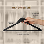Utopia Home Premium Wooden Hangers 90 Pack - Durable & Slim Coat Hanger - Suit Hanger with 360-Degree Rotatable Hook - Wood Hangers with Shoulder Grooves (Black Color)