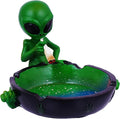 Fantasy Gifts, Ornament, Alien Smoking Ashtray, Home Décor, Multicolor, 4 inches