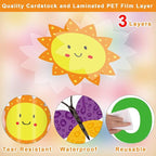 Classroom Bulletin Board Decoration Set Welcome Banner Wall Door Decor Colorful Classroom Decorations for Kindergarten Preschool Elementary and Middle School(Happiness Blooms Inside This Room)