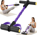 Upgraded Pedal Resistance Band with Handle, Soft Durable Fashion Puller Exercise with Thickened 6 Tension Ropes, Tube Pedal Resistance Device for Abdomen, Waist, Arm, Leg, Core/ABS
