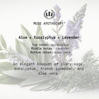 Muse Apothecary Flush Ritual - Aromatic & Refreshing Toilet Spray, Use Before You Go, 8 oz, Infused with Natural Essential Oils - Aloe + Eucalyptus + Lavender, 2 Pack