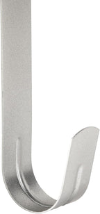 Wreath Hanger for Front Door, Slim Over The Door Hook, Easy to Use and Reusable Holiday Wreath Holder for Christmas, Thanksgiving, Halloween and Daily Décor(15" Silver, 2)