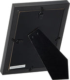 Amazon Basics Rectangular Photo Picture Frame, 5" x 7", Pack of 5, 8.31 x 6.30 inches, Black