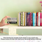 Mini Decorative Books For Home Decor, Small Wood Book Stack For Table Decor, Home Sweet Home decoration Books For Living Room Bookshelf, Farmhouse Stacked Books decoration（L55)
