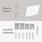 U Brands Cork Bulletin Board, 48" x 72", Black Aluminum Frame, Industrial Grade Pinning Surface