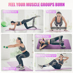 Resistance Bands for Working Out, Exercise Workout Bands for Women & Men, 3 Levels Elastic Stretch Bands for Exercise with Carry Bag for Physical Therapy, Home Fitness, Strength Training, Yoga