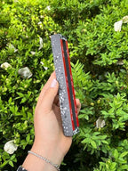 A&S Modern Stone Mezuzah Case Design, Mezuza Cover for Scroll Protection, Easy Peel and Stick Houswarming Gift and Home Blessing