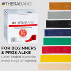 THERABAND Resistance Band, Special Heavy, 50-Yard Roll, Elastic Band for Exercise