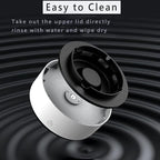 2 in 1 Multifunctional Smokeless Ashtray,Air Purifier Ashtray with Filter, Best for Home Car or Office (White)